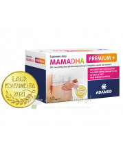 MamaDHA Premium +  60 kapsułek - zoom