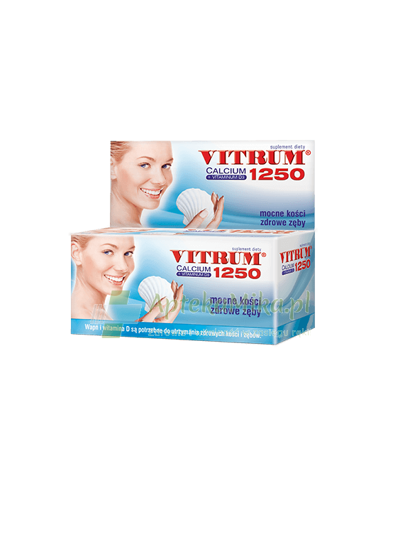 Vitrum Calcium 1250+Vitaminum D3 - 60 tabletek