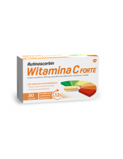 Rutinoscorbin Witamina C Forte - 30 kapsułek o przedłużonym uwalnianiu