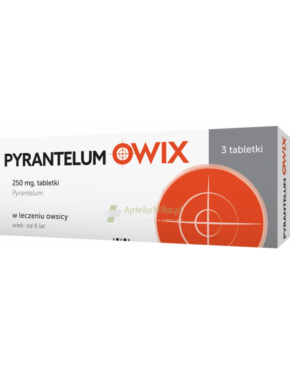 Pyrantelum OWIX (Polpharma) 250 mg - 3 tabletki