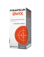 Pyrantelum OWIX (Medana) 0,25 g/5ml zawiesina doustna - 15 ml