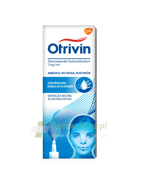Otrivin 0,1% aerozol do nosa - 10 ml