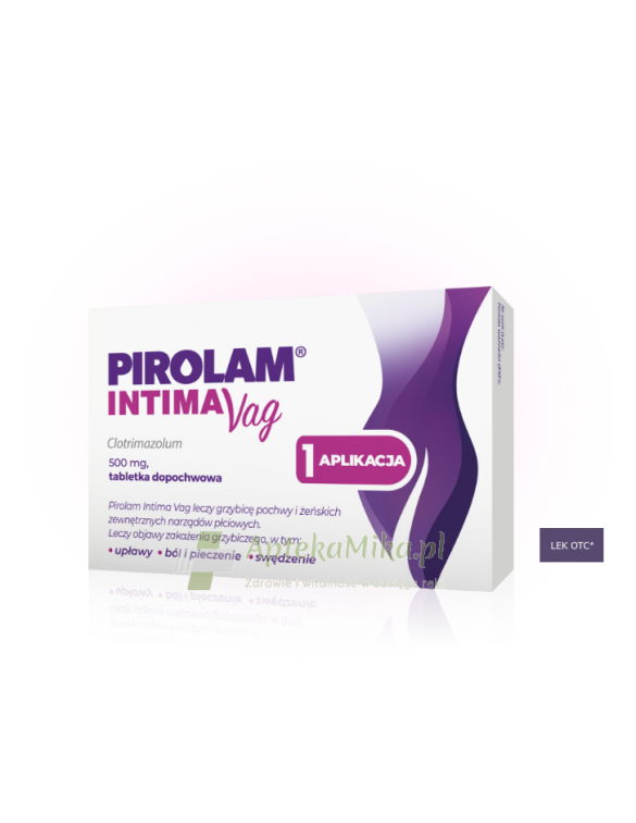 Pirolam Intima Vag 500 mg - 1 tabletka dopochwowa