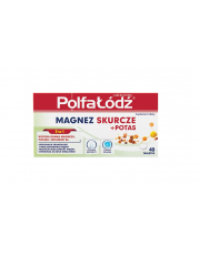 MAGNEZ SKURCZE+POTAS Laboratoria PolfaŁódź - 40 tabletek - miniaturka zdjęcia produktu