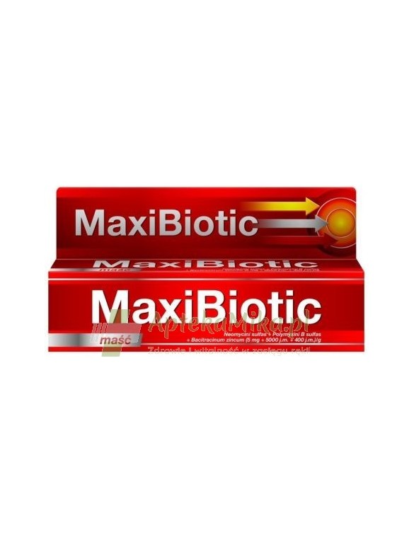 Maxibiotic (5mg+5000j.m.+400j.m.)/g maść - 5 g