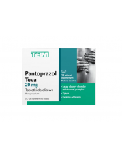 Pantoprazol Teva - 14 tabletek dojelitowych