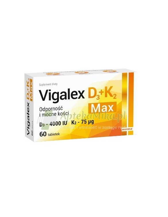 Vigalex D3+K2 Max - 60 tabletek