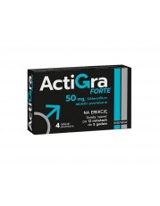 ActiGra Forte 50 mg - 4 tabletki powlekane - miniaturka zdjęcia produktu