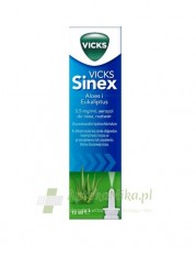 Vicks Sinex Aloes i Eukaliptus aerozol do nosa, roztwór - 15 ml - zoom