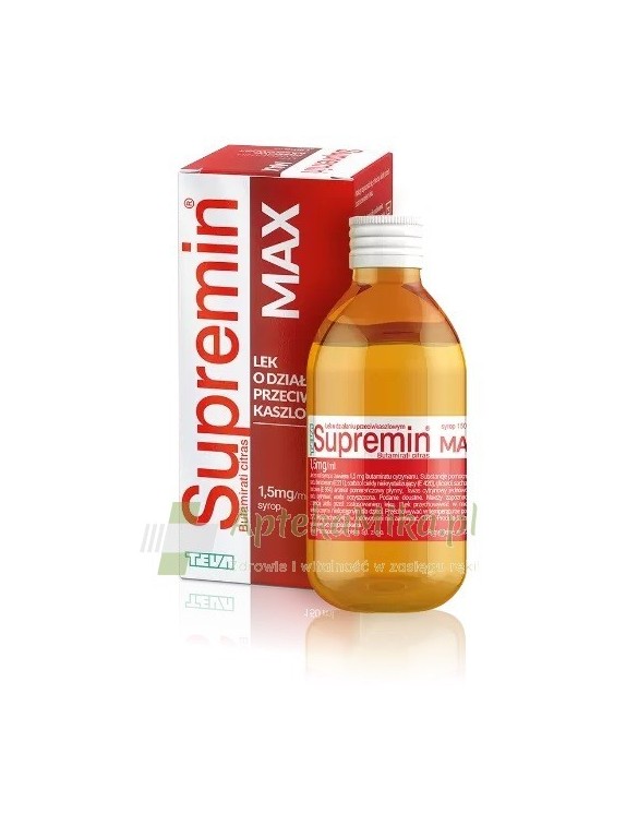 Supremin MAX 1,5 mg/ml syrop - 150ml