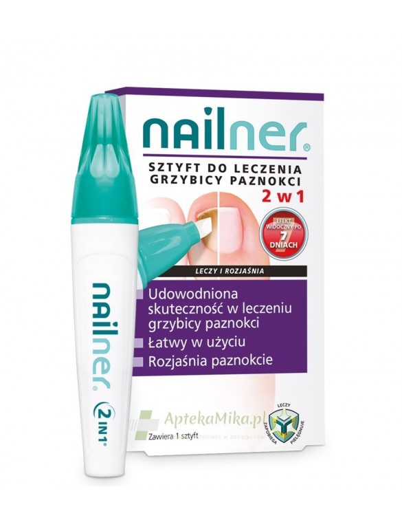 Nailner sztyft do leczenia grzybicy paznokci 2w1 - 4 ml
