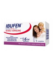 Ibufen 200mg - 5 czopków doodbytniczych - miniaturka zdjęcia produktu