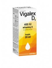 Vigalex D3 400 j.m. krople - 20 ml - miniaturka zdjęcia produktu