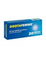 Drotafemme 40 mg - 20 tabletek - miniaturka zdjęcia produktu