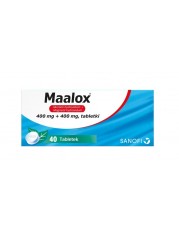 Maalox - 40 tabletek - miniaturka zdjęcia produktu