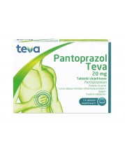 Pantoprazol Teva - 14 tabletek dojelitowych - miniaturka zdjęcia produktu
