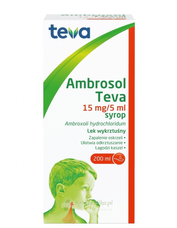Ambrosol TEVA 15mg/5ml syrop - 200 ml