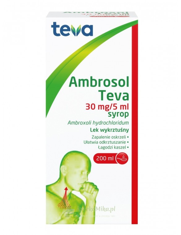 Ambrosol TEVA 0,03 g/5ml syrop - 200 ml