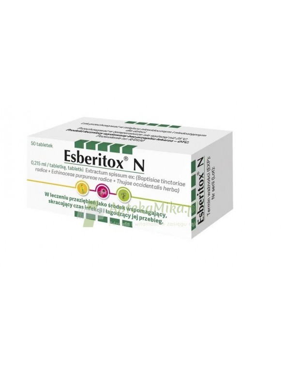 Esberitox N - 50 tabletek