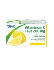 Vitaminum C Teva 200 mg - 50 tabletek - miniaturka zdjęcia produktu