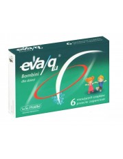 Eva/qu Bambini dla dzieci - 6 musujących czopków przeciw zaparciom - miniaturka zdjęcia produktu