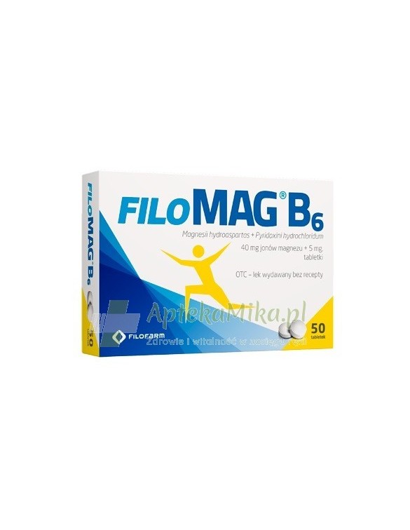 Filomag B6 - 50 tabletek