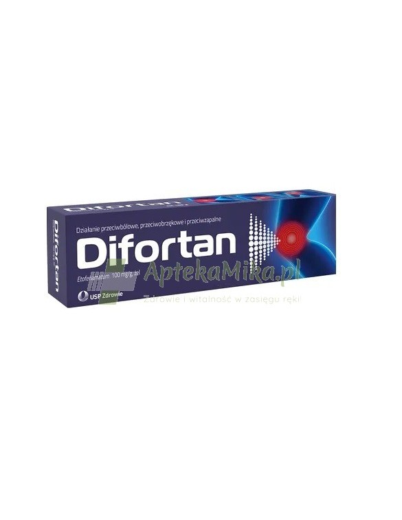 Difortan 100 mg/g żel - 100 g