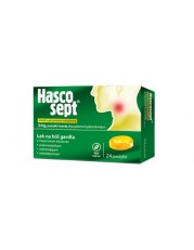Hascosept 3 mg - 24 pastylki o smaku cytrynowo-miodowym