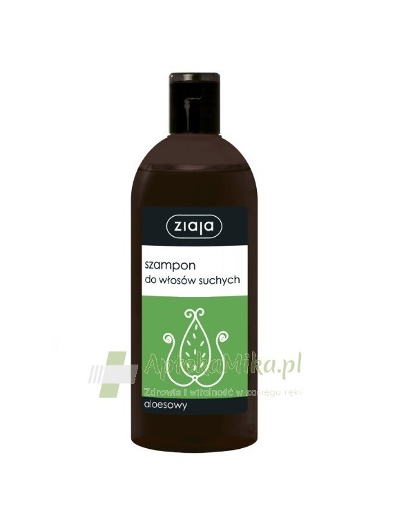 ZIAJA Aloesowy szampon do włosów suchych - 500 ml