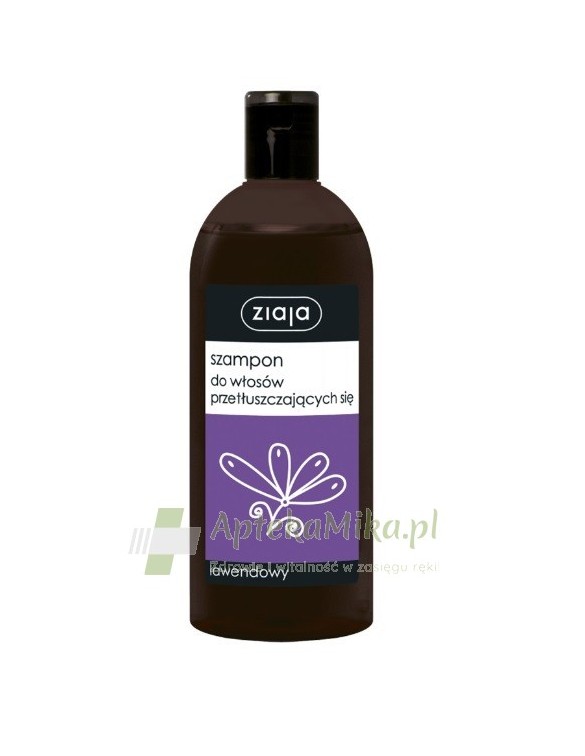 ZIAJA Lawendowy szampon do włosów przetłuszczających się - 500 ml