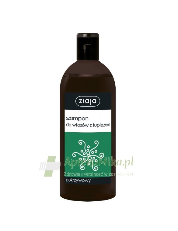 ZIAJA Pokrzywowy szampon do włosów z łupieżem - 500 ml