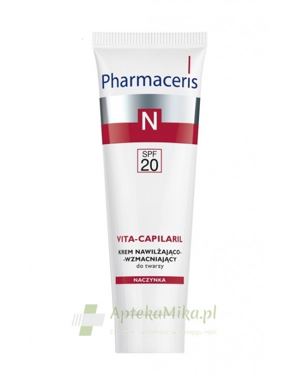Pharmaceris N VITA-CAPILARIL Krem nawilżająco-wzmacniający do twarzy SPF 20 - 50 ml