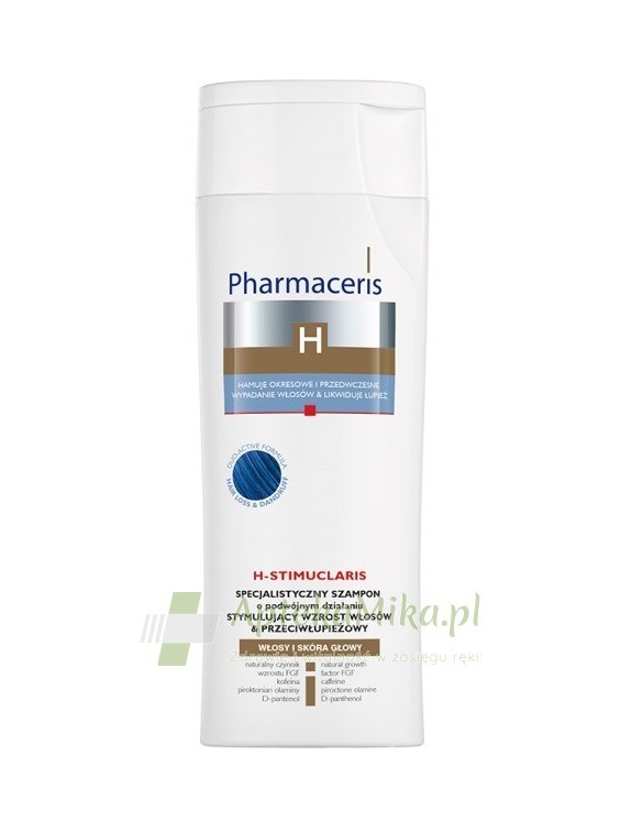 PHARMACERIS H-STIMUCLARIS Specjalistyczny szampon stymulujący i przeciwłupieżowy - 250 ml