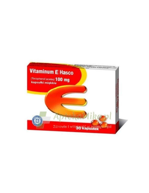 Vitaminum E Hasco 0,1 g - 30 kapsułek