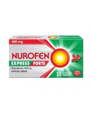 Nurofen Express Forte 400 mg - 10 kapsułek - miniaturka zdjęcia produktu