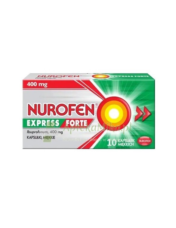 Nurofen Express Forte 400 mg - 10 kapsułek