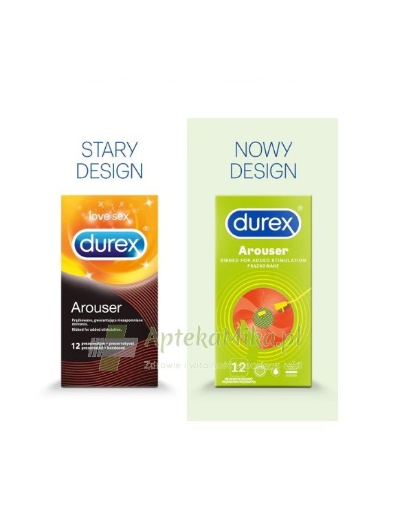 Prezerwatywy DUREX Arouser - 12 sztuk