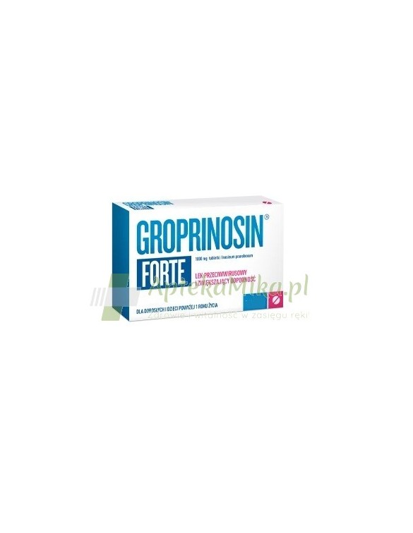 Groprinosin Forte 1000 mg - 10 tabletek