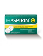 Aspirin C 0,4g+0,24g - 10 tabletek musujących