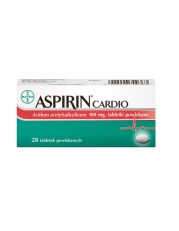 Aspirin Cardio 100 mg - 28 tabletek - miniaturka zdjęcia produktu