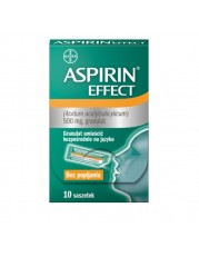 Aspirin Effect 500 mg, granulat - 10 saszetek - miniaturka zdjęcia produktu