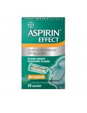 Aspirin Effect 500 mg, granulat - 10 saszetek - zoom