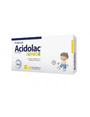 Acidolac Junior o smaku białej czekolady - 20 tabletek
