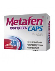 Metafen Ibuprofen Caps 200mg - 20 kapsułek - miniaturka zdjęcia produktu