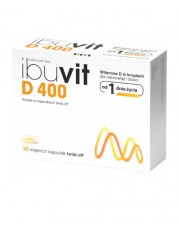 Ibuvit D 400 j.m. - 30 kapsułek twist-off - miniaturka zdjęcia produktu