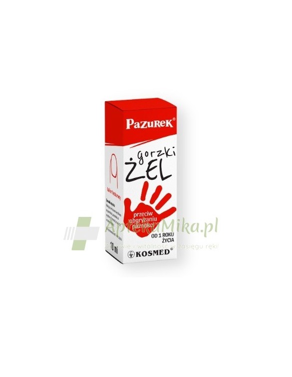 Gorzki Pazurek - żel przeciw obgryzaniu paznokci KOSMED - 10 ml
