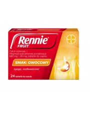 Rennie Fruit 0,68g+0,08g - 24 tabletki do ssania - miniaturka zdjęcia produktu