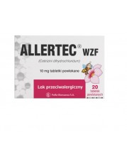 Allertec WZF 10 mg - 20 tabletek - miniaturka zdjęcia produktu