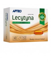 Lecytyna 1200 mg APTEO - 40 kapsułek - miniaturka zdjęcia produktu