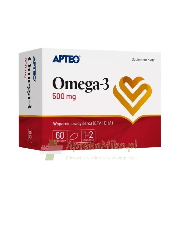 Omega-3 500mg APTEO - 60 kapsułek